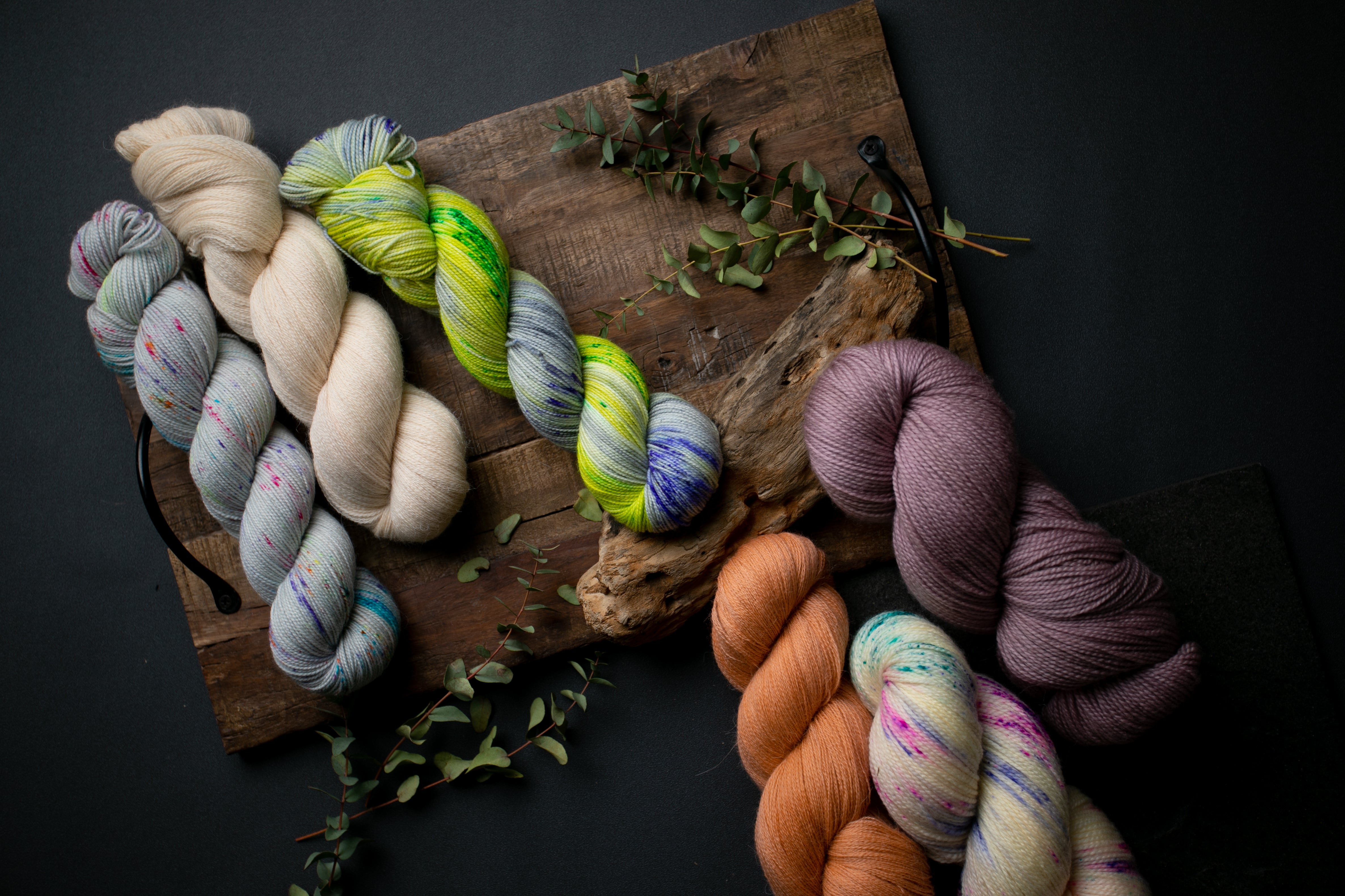 Melancholy – Bon voyage hand dyed yarn