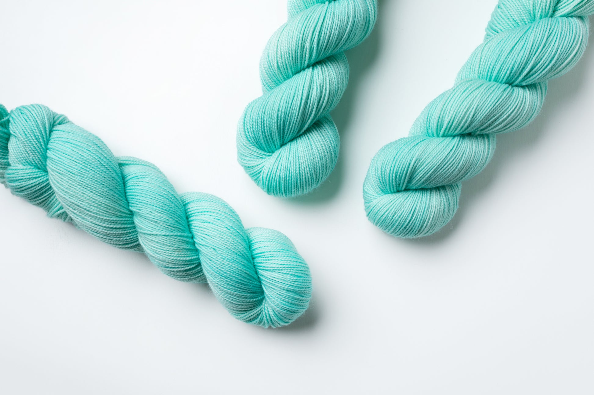 pale green sock yarn