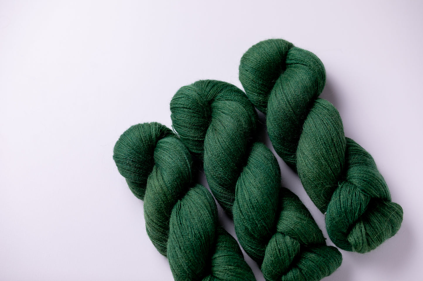 【Alpaca lace】Autumn's Footsteps Dark green