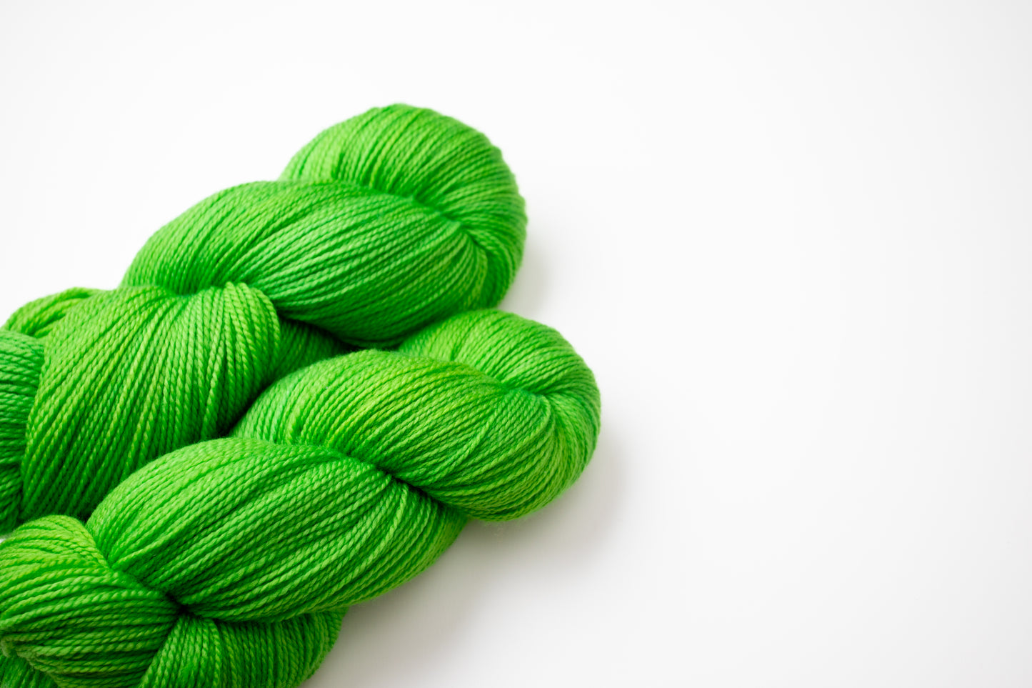 yellow green yarn