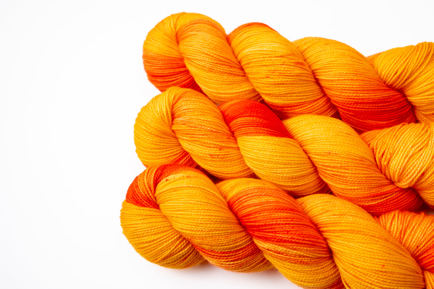 mango hand dyed yarn