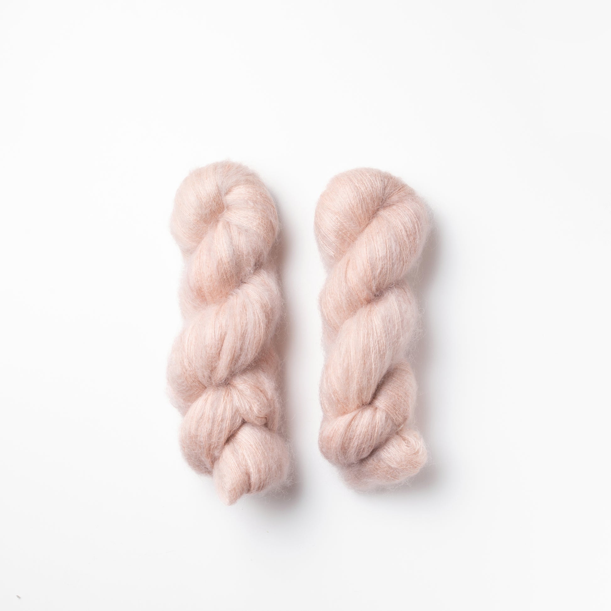 pink hand dyed yarn