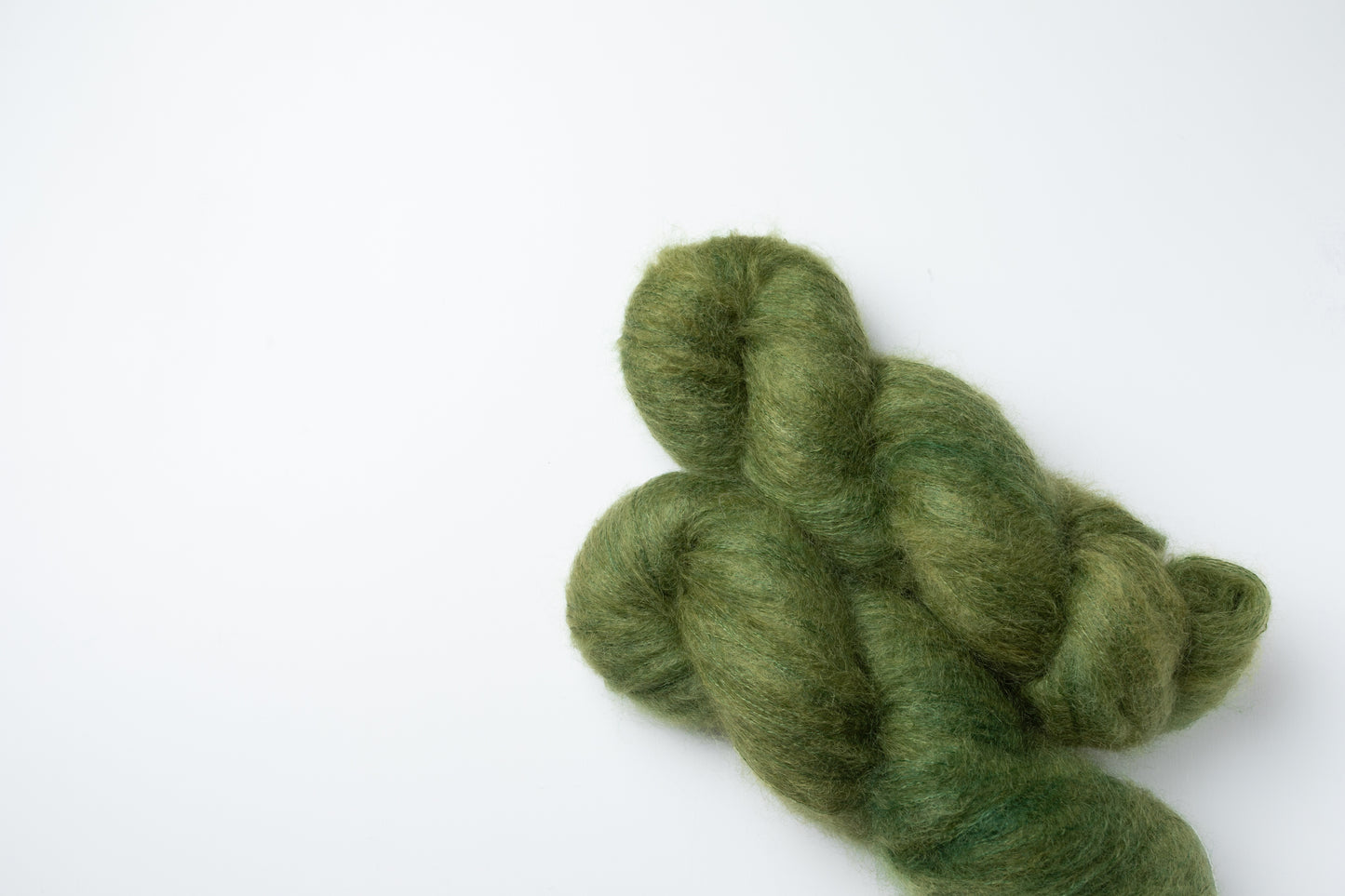 dark green hand dyed yarn