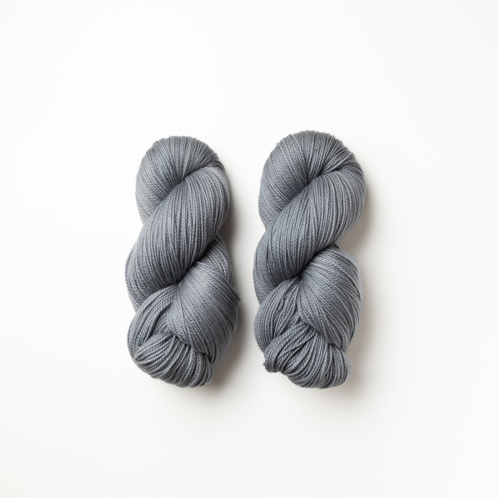 grey hand dyed yarn