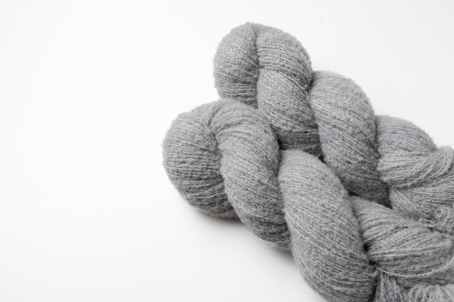 grey hand dyed yarn