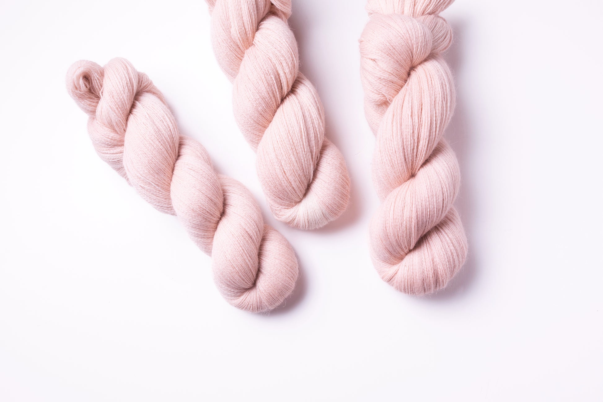 pink lace yarn