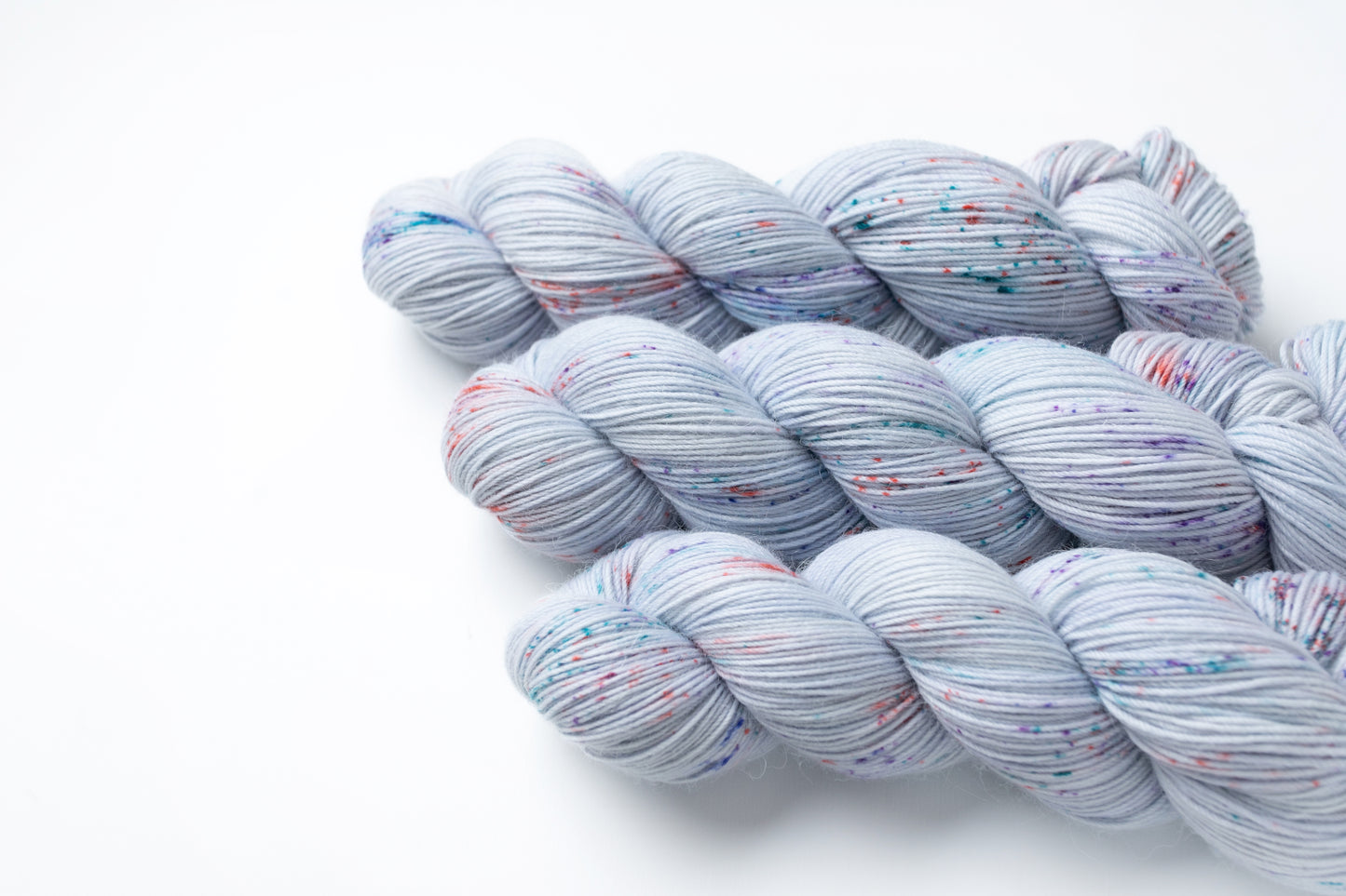 blue hand dyed yarn