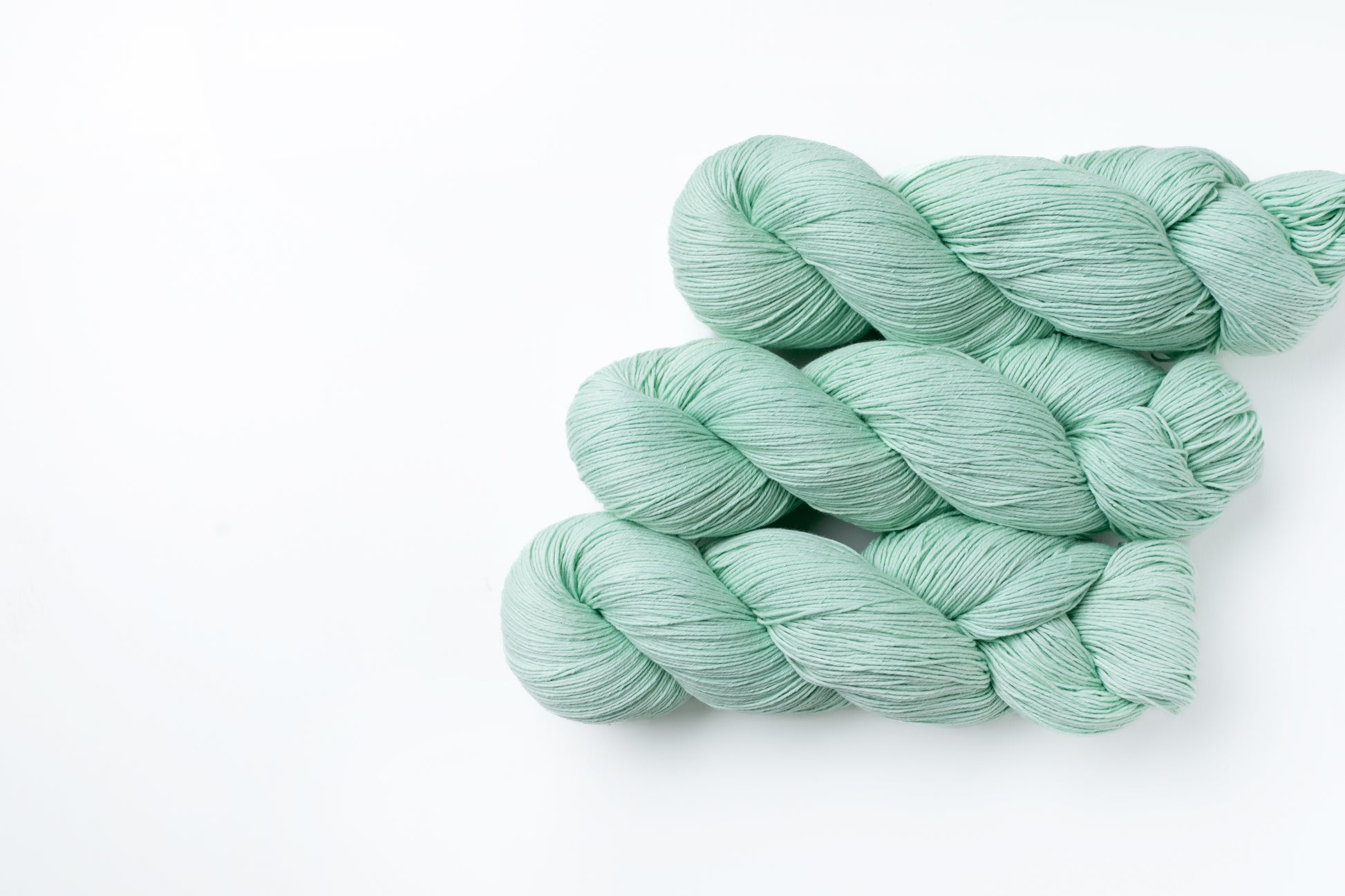 pale green yarn