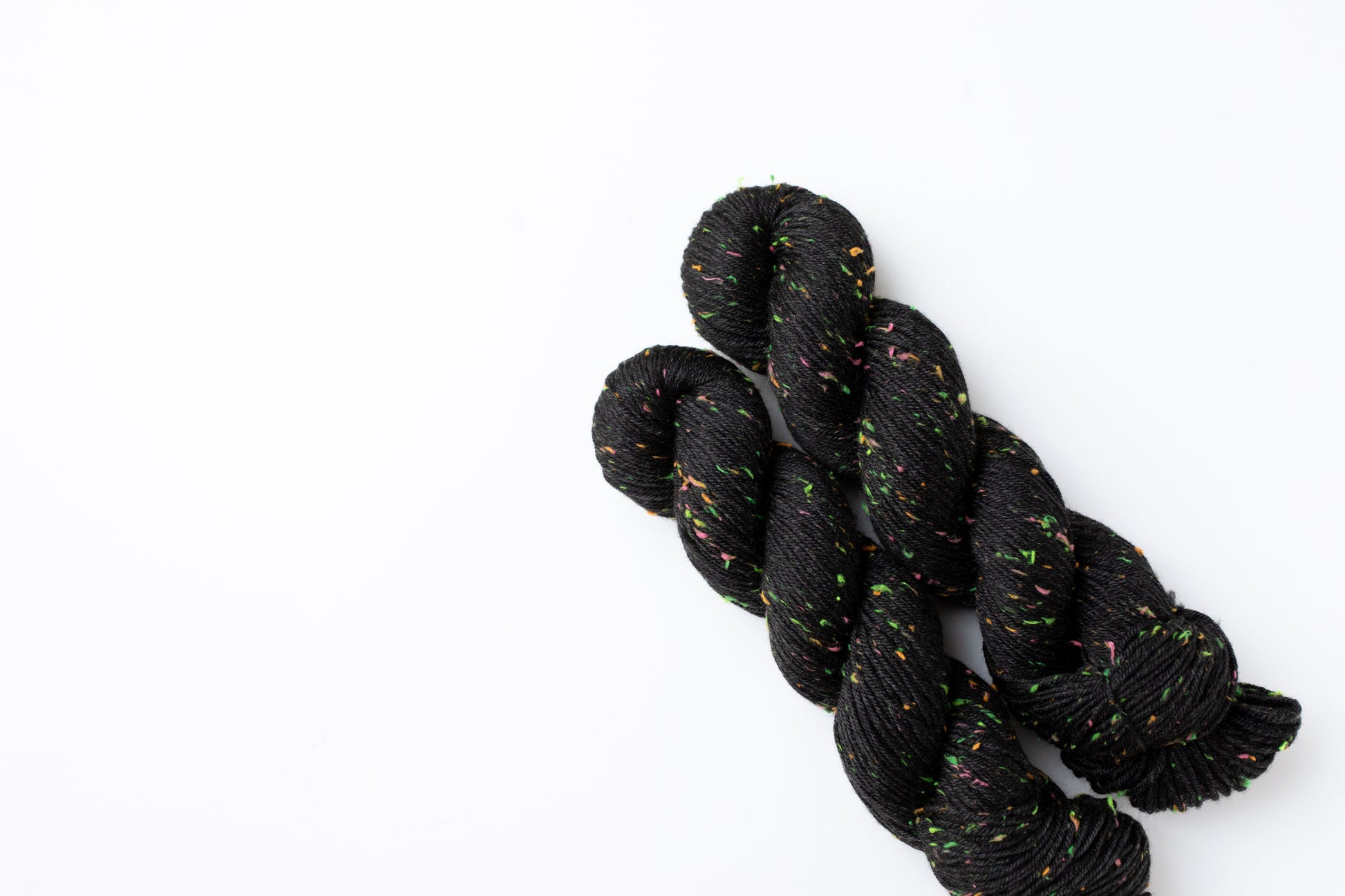 ネップの入った毛糸