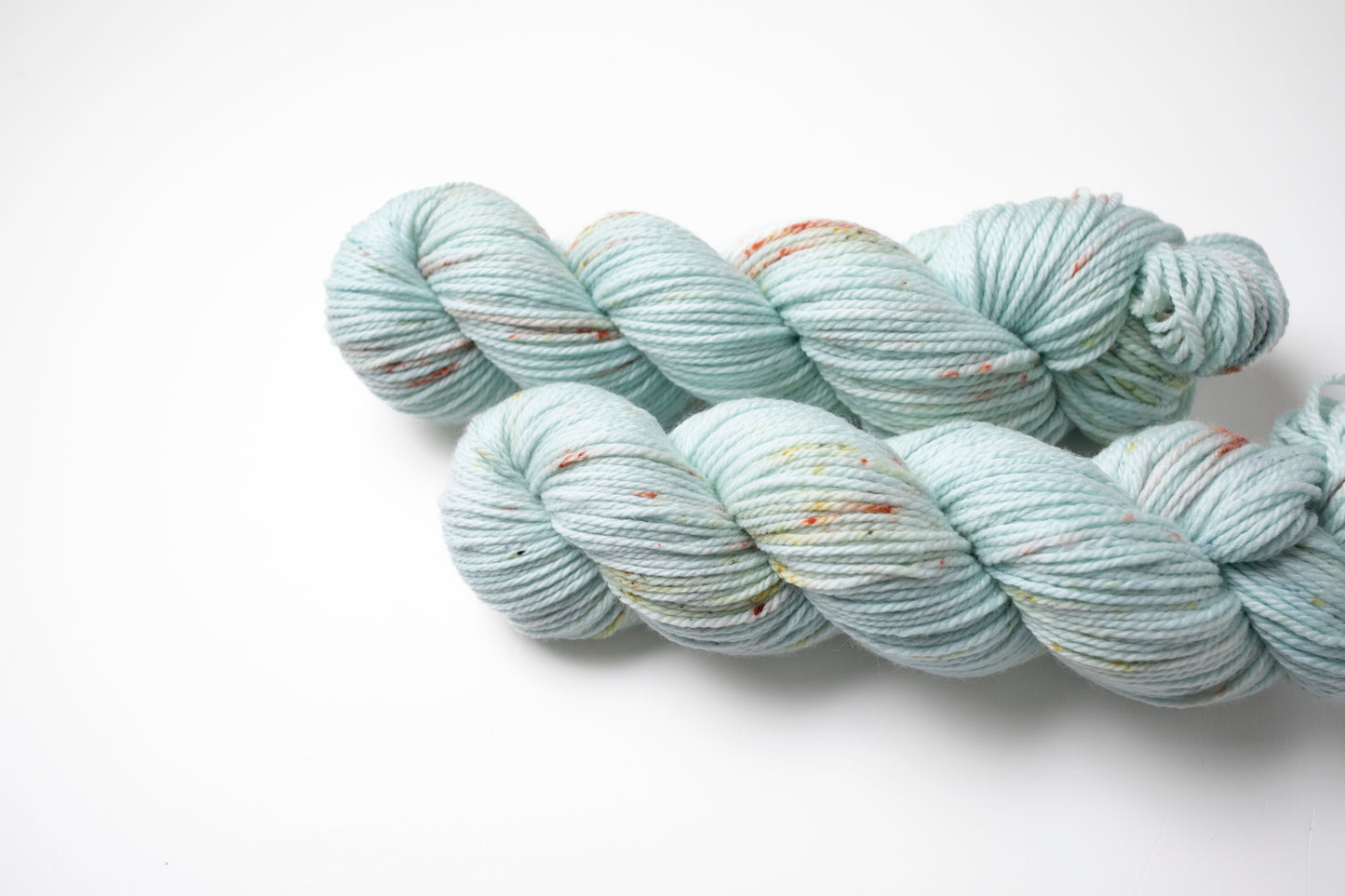 blue hand dyed yarn