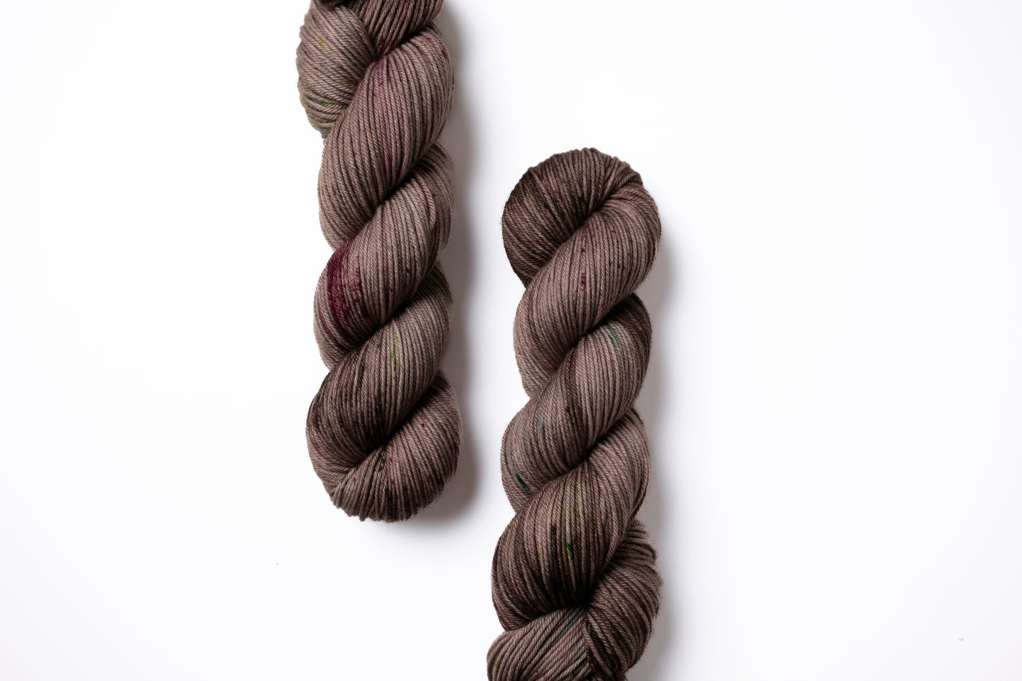 brown hand dyed yarn